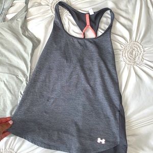 Women’s size XS grey racer back Under Armour Tank